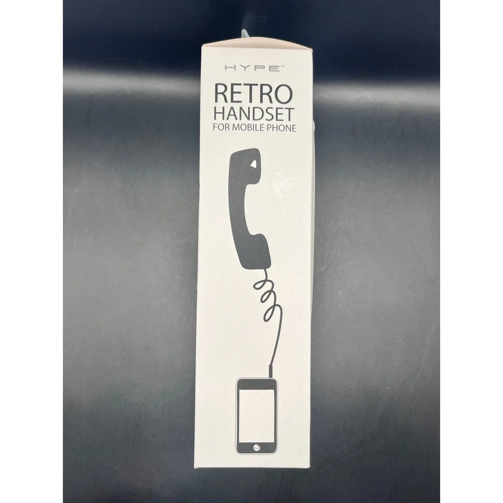 HYPE Retro Handset For Mobile Phone Vintage Style 3.5mm Jack Noise Reduction NIB